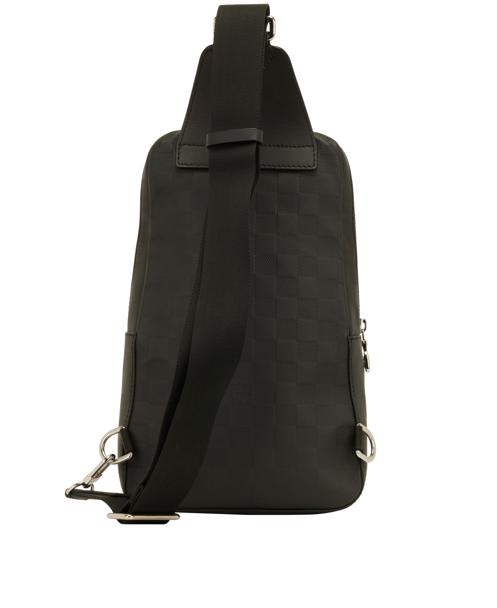 Louis Vuitton Avenue SlingBag, &pound;910, Handbags, Black/Grey, Coated Canvas, Back view